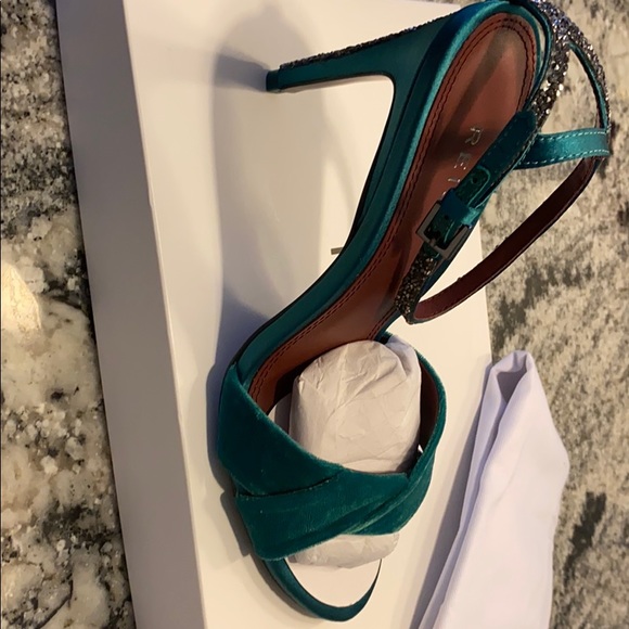 REISS- HAYDEN VELVET CROSS OVER -39 EMERALD - Picture 7 of 9